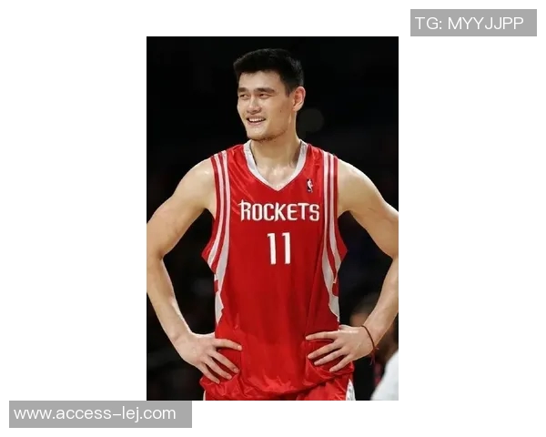 姚明顶脑袋的瞬间展现了篮球巨星的风采与力量的完美结合